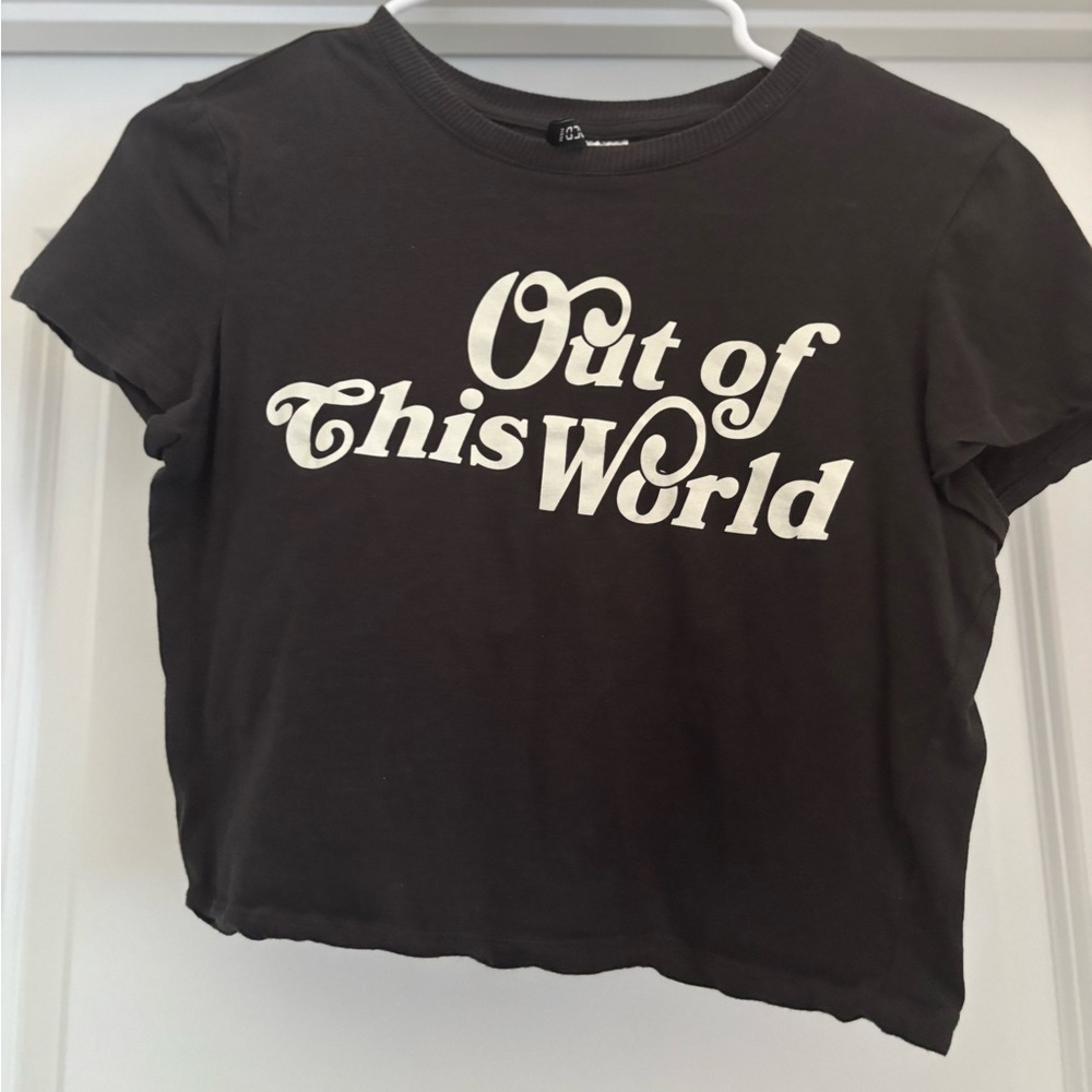 OUT OF THIS WORLD CROP TOP